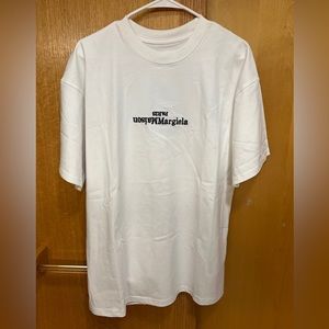 Maison Margiela White Oversized T Shirt Size Men’s Medium New With Tags